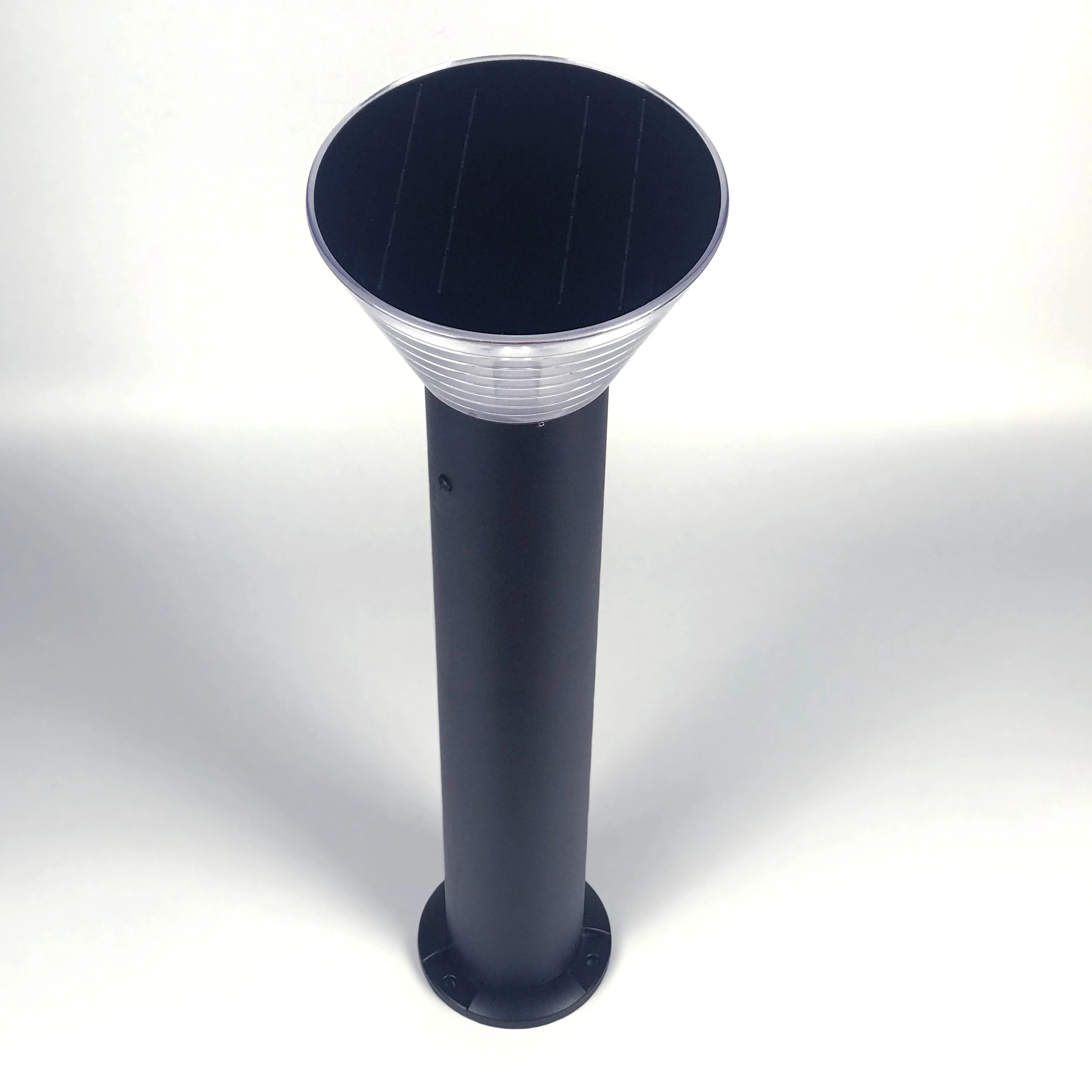 Letovo Solar Light - Bollard Light Circle High Warm LED 80cm Height Aluminum Body