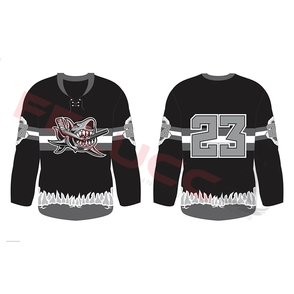 OEM Service  Factory Made Custom Own Design Sublimation Transfer Printing New Ice Hockey Jersey / Uniforms For Training