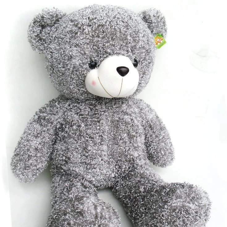 Custom cuddly gray color hugging teddy bear supplier factory manufacturer