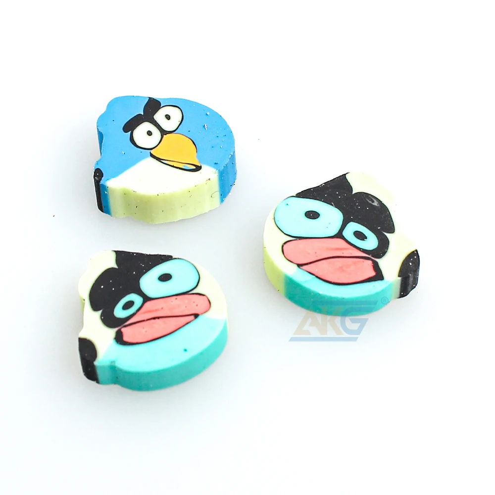 Pencil Eraser Ang-Ry Bird Promotional Eraser For Student