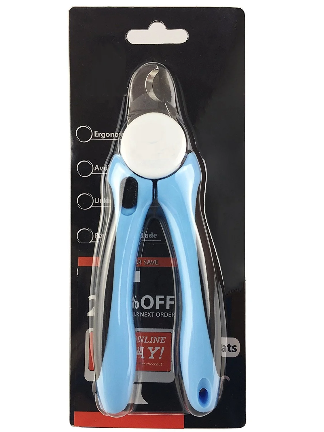 
Dog Pet Nail Clippers Trimmer with Free Nail File Safety Guard Avoid Over Cutting for Cats 