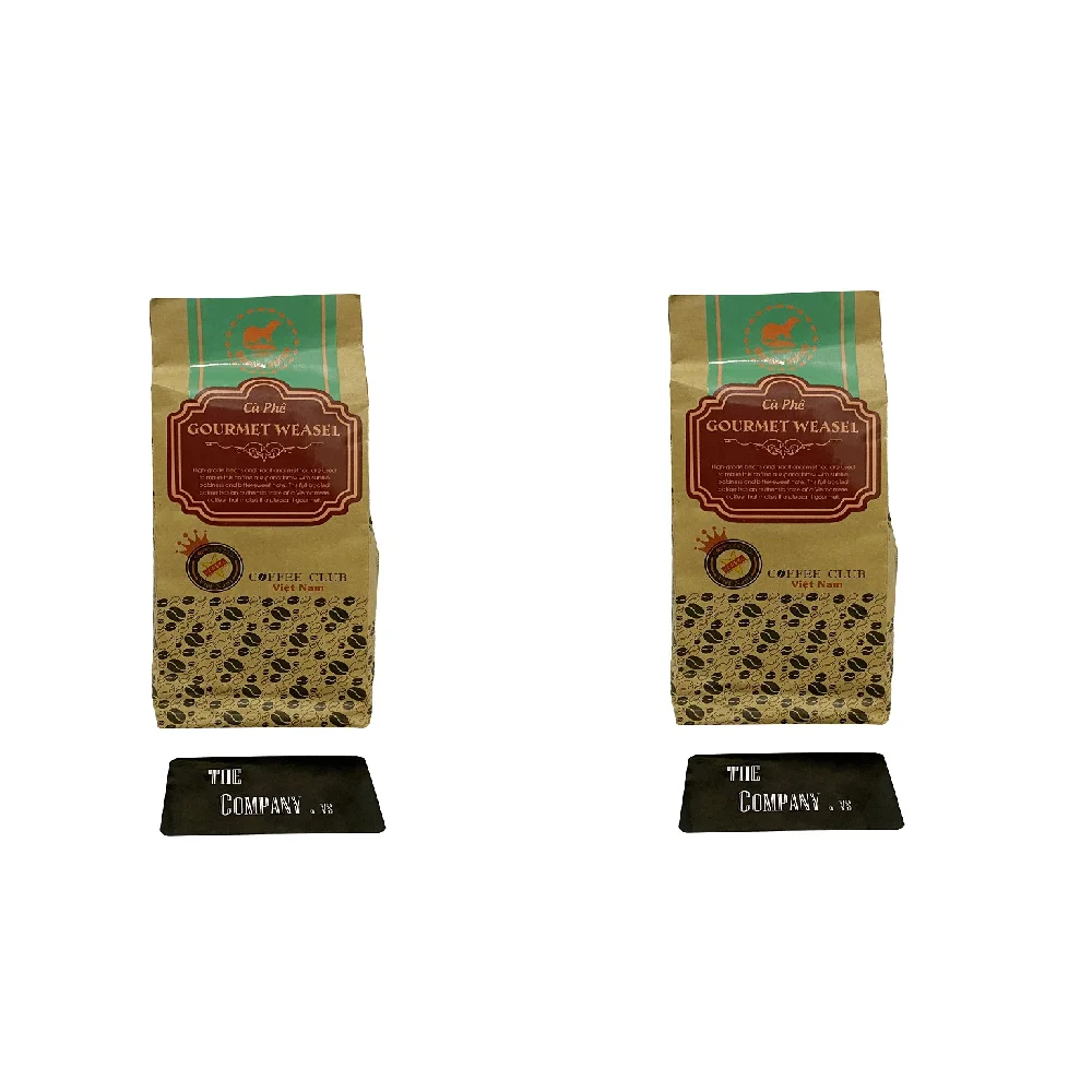 Top Selling Beverages Bitter Sweet Civet Kopi Luwak Weasel Ground Coffee 200g with HACCP, ISO, IFS Certificate From Vietnam