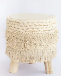 SUPER LUXURIOUS HANDMADE SOLID WOOD ACCENT STOOL CUSTOMIZED MIDNIGHT GREEN VELVET ROUND SHAPE FOOT STOOL OTTOMAN POUF