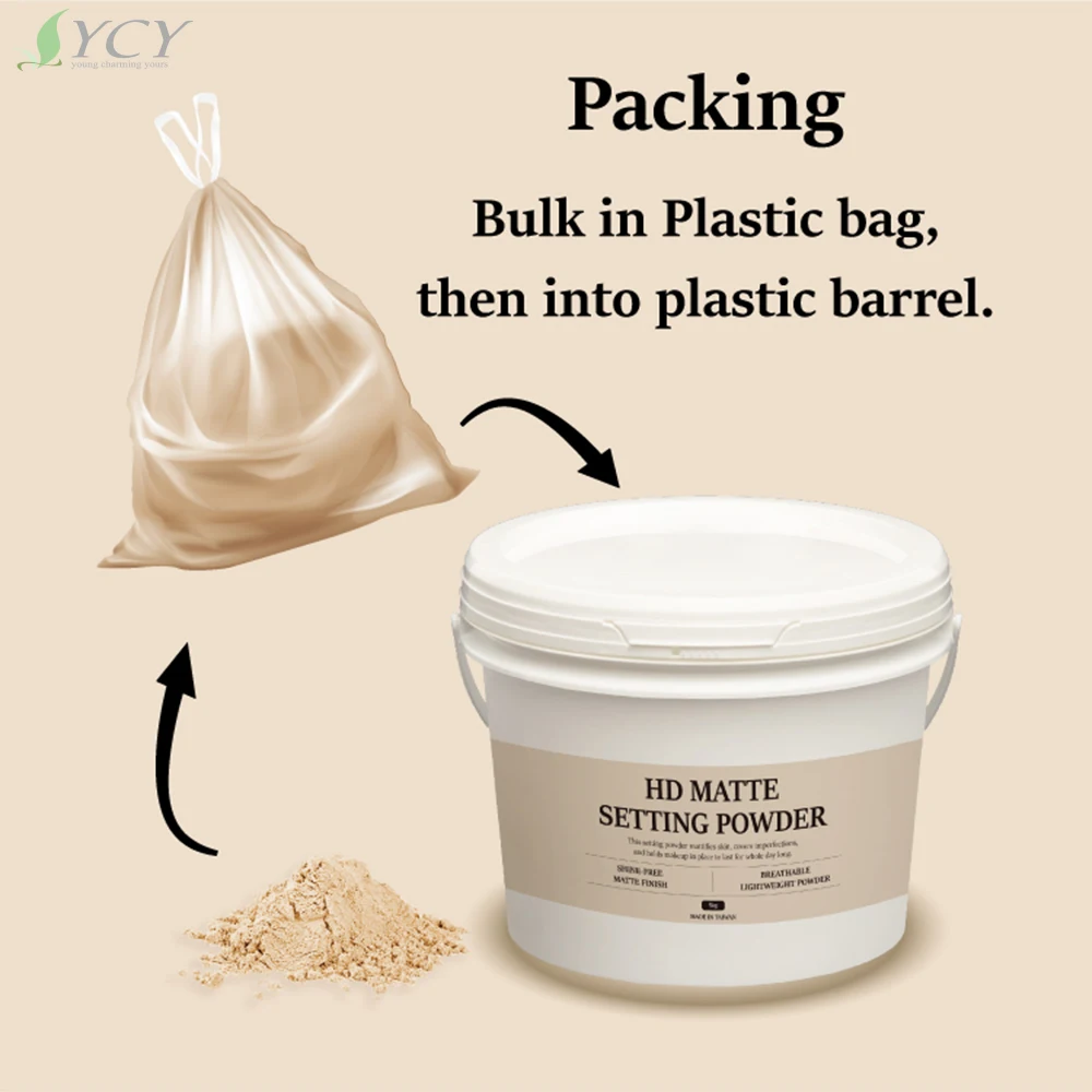 HD Matte makeup coloring long lasting face loose powder Setting Powder