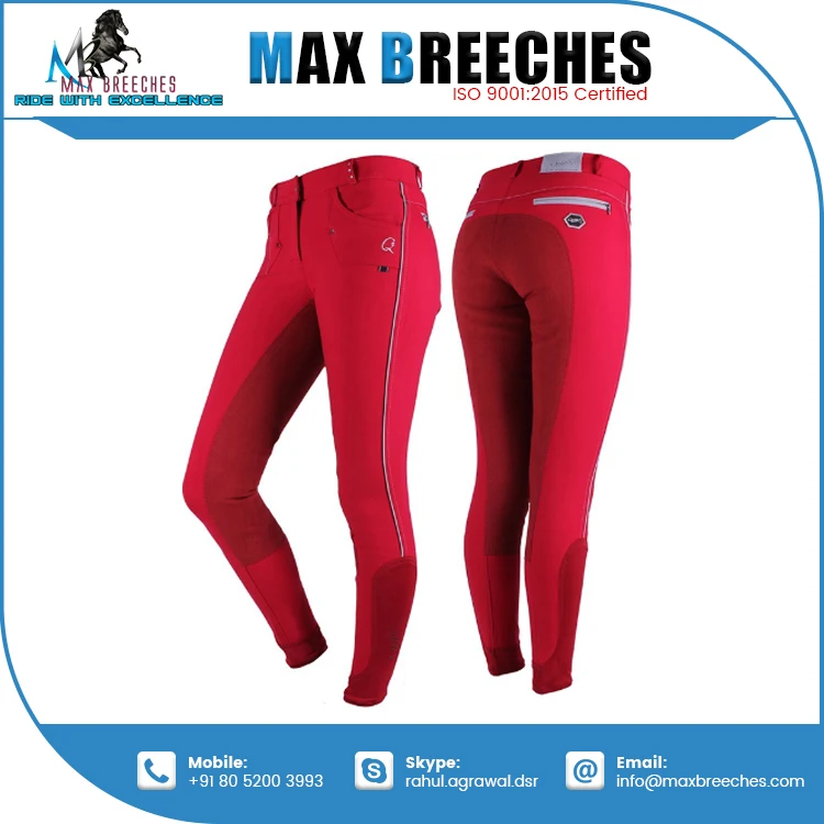 Wholesale Price Full Seat Riding Breeches Silicone Horse Riding Breeches Comfortable Silicon Knee Patch Breeches