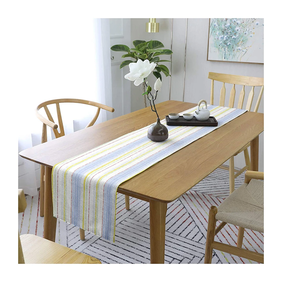  Цветная многоразовая кровать из 100% хлопка с цветочным принтом/настольная дорожка для ресторана