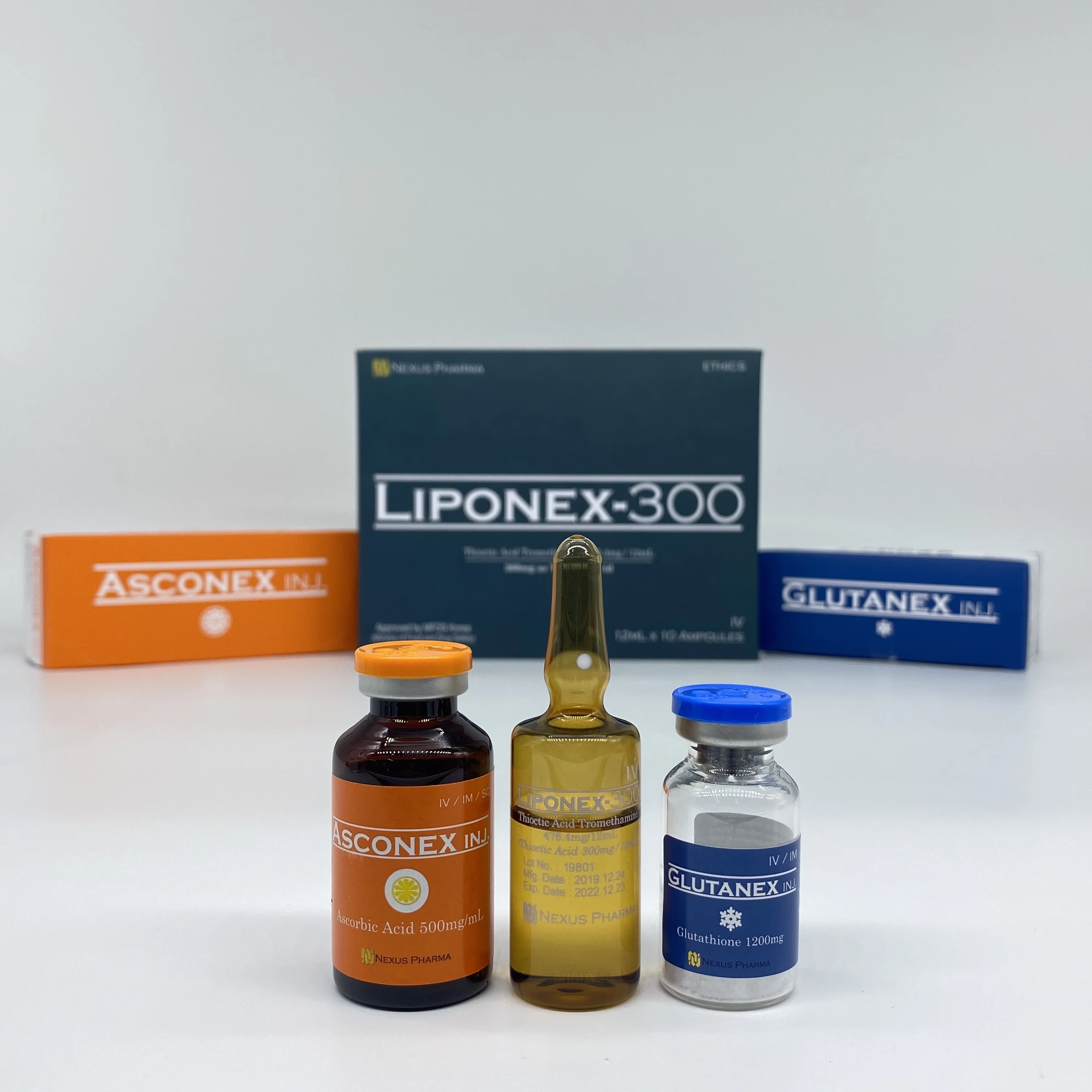 
Glutanex Glutathione 1200mg skin whitening set Dark Spot Remover Anti-oxidant Anti-aging 