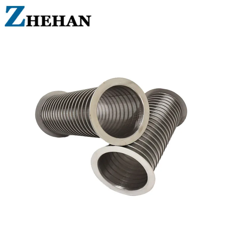 Hot sale trade assurance wedge wire screen continuous slot tube filter screen johnson well screen