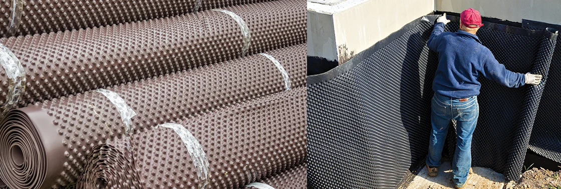 HDPE Membrane Drainage Sheet