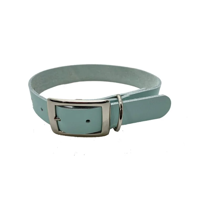 Free Sample Full Grain Good Design Strong Durable Real Cow Leather Pet collar
