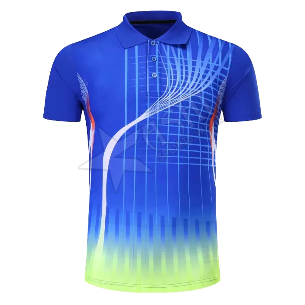 OEM service polyester breathable printing sublimation custom tennis wear