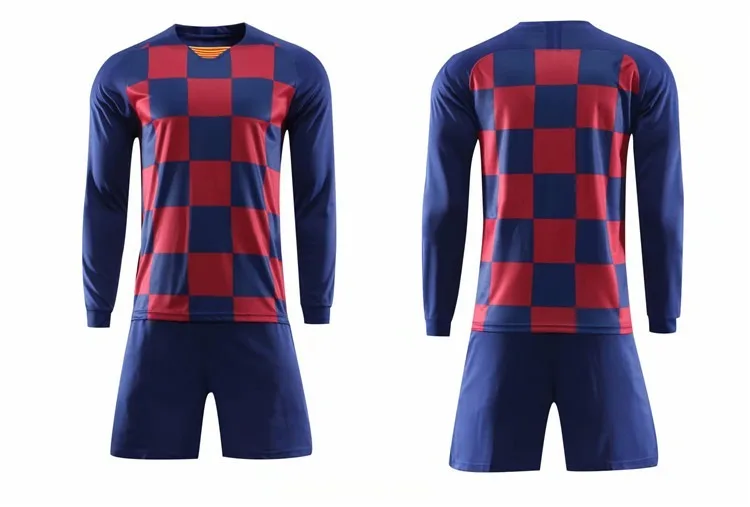  Новый стиль спортивная одежда Униформа команды для мужчин Футбольная форма лучшее качество футболки на заказ