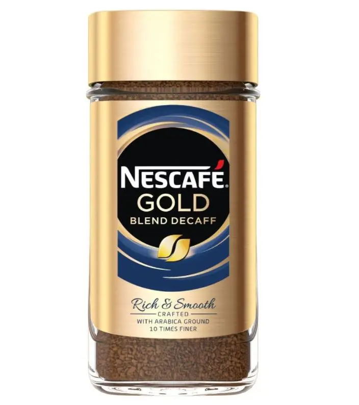 Смесь золотистого черного растворимого кофе NESCAFE, 200 г.
