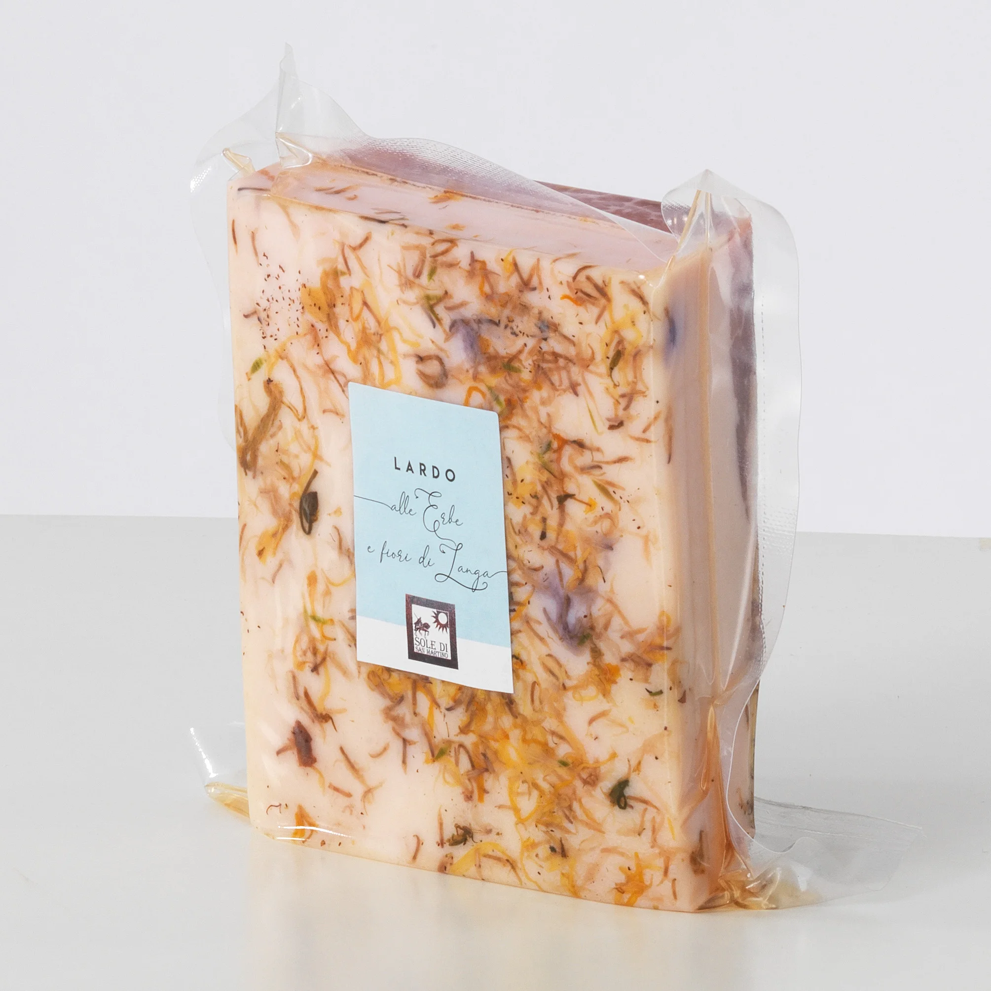 Italian PREMIUM pork lard with salt and spices from Langa 250 g