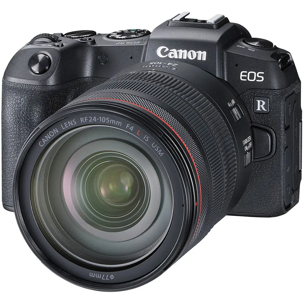 High Quality New Ca-non E.O.S RP Mirrorless Camera with EF 24-105mm f/3.5-5.6 IS STM Lens - Black Available
