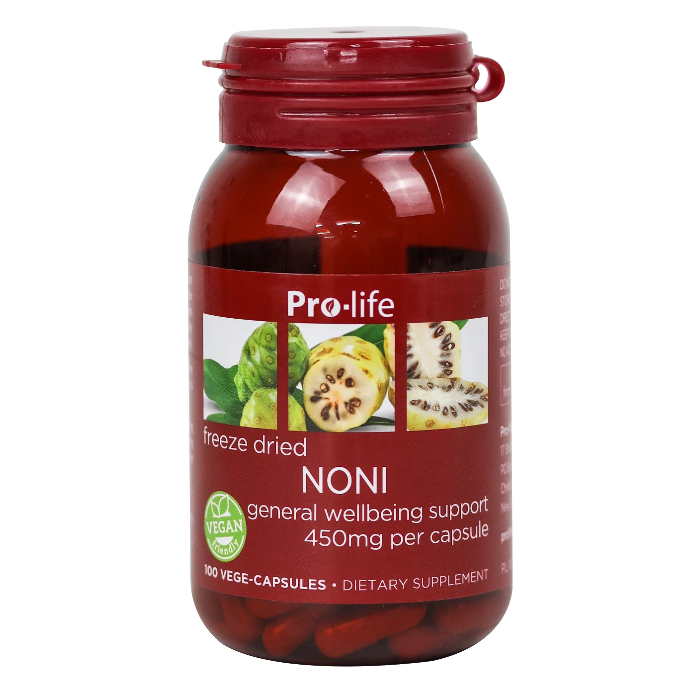 Pro-life Noni Capsules | Support Wellbeing and Immunity, Superfood Rich in Antioxidants