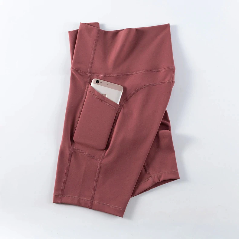 Women Waist Drawstring Running Yoga Fitness Workout Shorts Naked-feel Buttery-soft Loose Fit Training Gym Sport Shorts