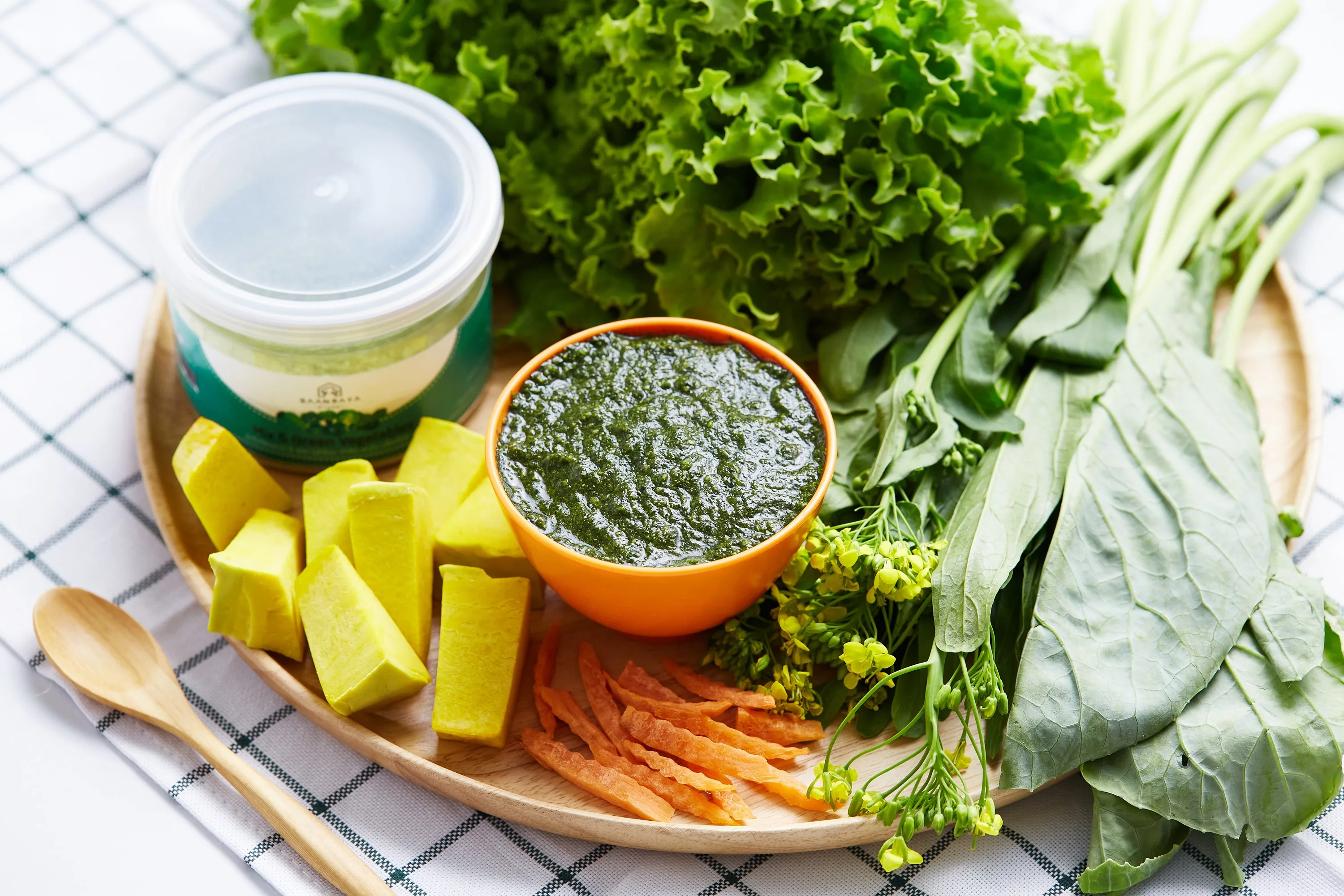 
5 Kinds Of Mixed Green Vegetables Powdered (spinach, gourd, kale, broccoli, kale) (50 g) 