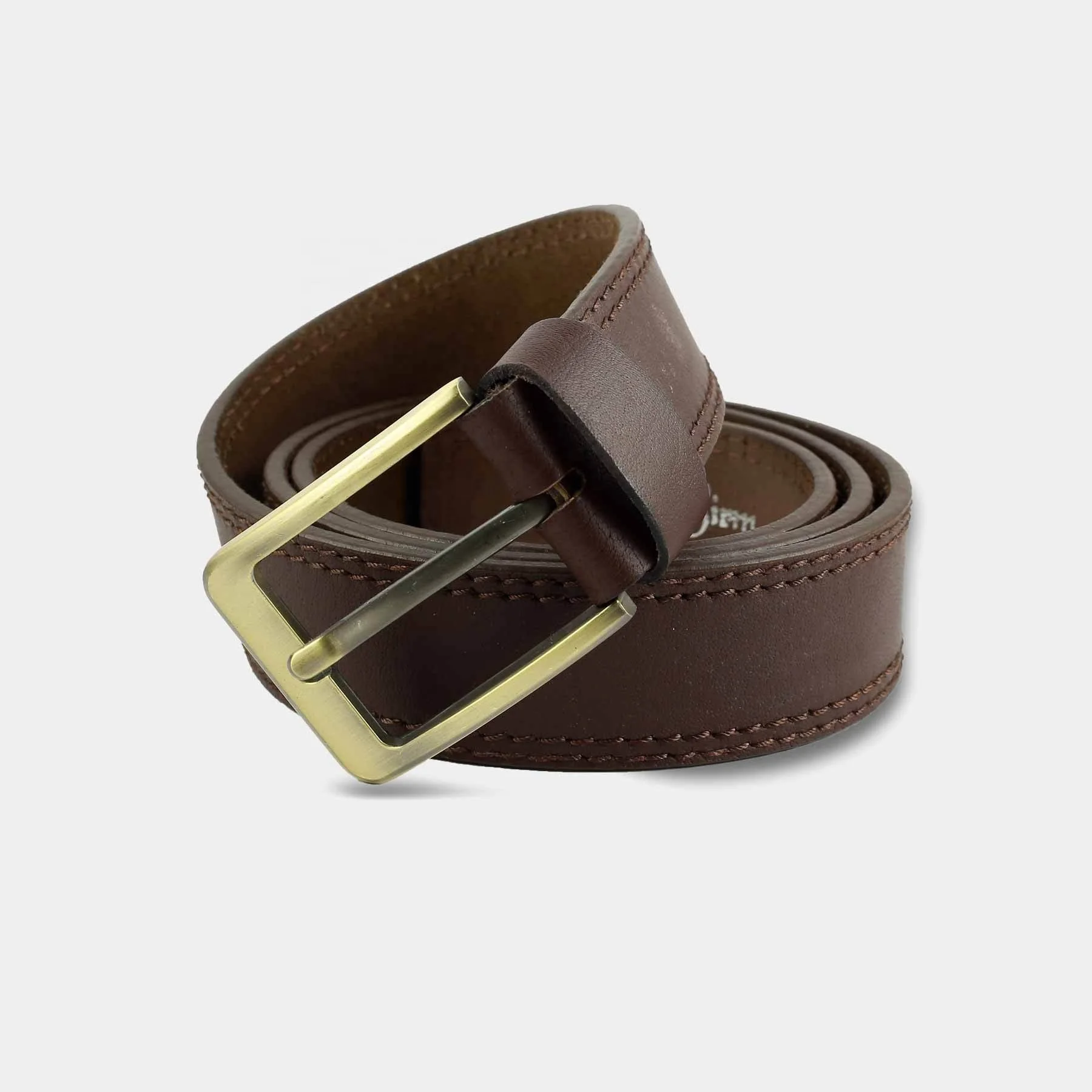 2020 Original Buffalo Full Grain Leather Handmade Men Belts 2021 Jeans Dress Pant Customized Buckle Luxury Fashion Designs