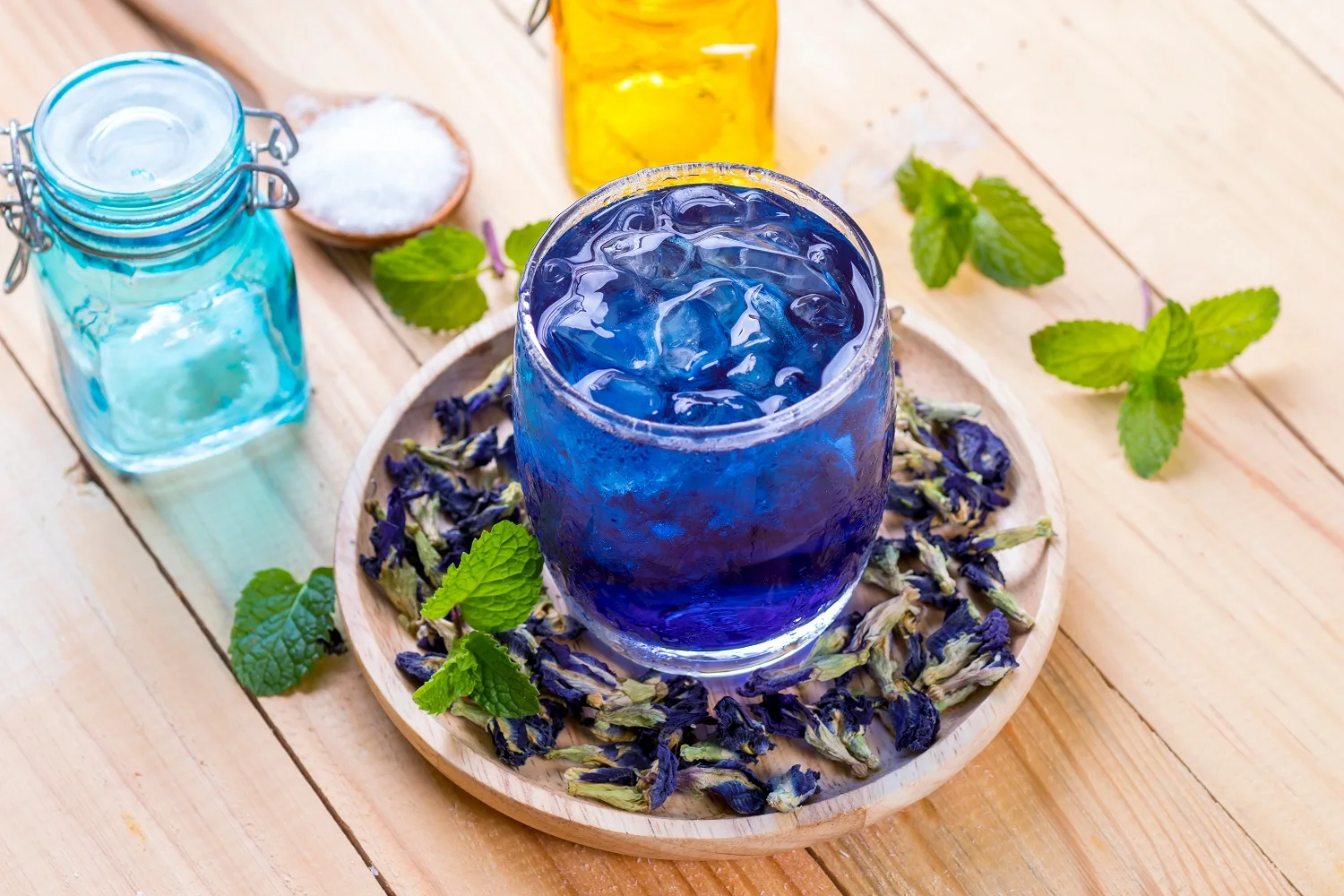
Viet nam Butterfly Pea flower Herbal slimming Tea High Quality Organic Blue Tea 