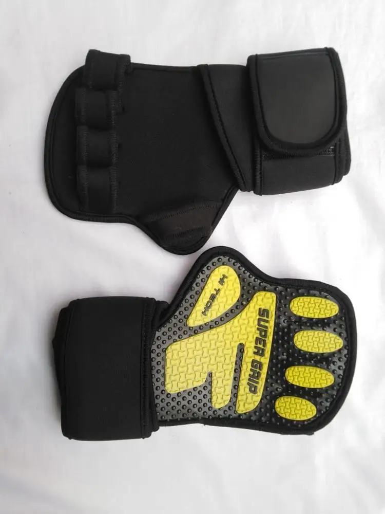 Weight Lifting Gloves POWER GRIP PADS GYM FITNESS EXERCISE STRENGTH TRAINING WEIGHT LIFTING BAR GRIPS By FIT IMPEX