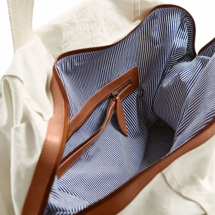 Wholesale Large Women Ladies Travel Canvas Carry on Shoulder Duffel Overnight Weekender Bag