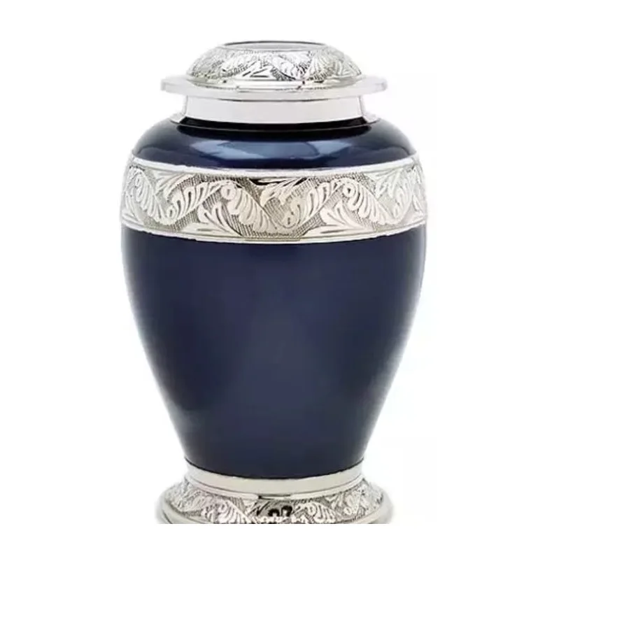 Handmade Beautiful Round Brass Urns for Home Customized Shape Size Humans Pets Cremation Funeral Supplies Ash Application
