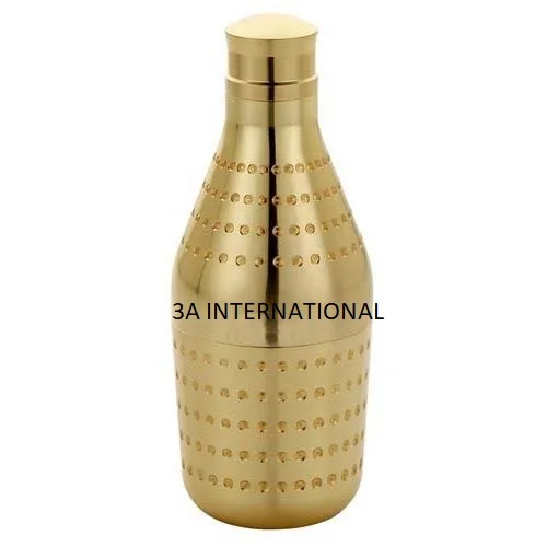  Блестящая рельефная латунная бутылка для воды ресторанов Настольные принадлежности новые формы бутылки ручной работы кейтеринга