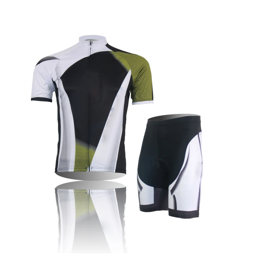 Unisex Cycling Sportswear Set Customizable Half Sleeve Long Sleeve Cycling Jersey with Shorts Plus Size OEM Supply for Adults