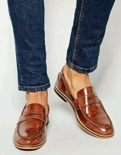 
Penny Loafer Shoes for men genuine lather shoes from Bangladesh in wholesale price 