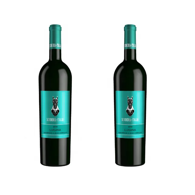 Luxury Bottle Of Italian White Wine LUGANA DOC 2019 Scuderia Italia 0.75L 13% For Special Occasions