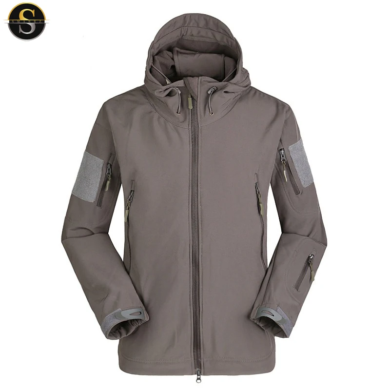 Уличная водонепроницаемая куртка 3 в 1 оптовая продажа низкая цена черные тактические мужские куртки Softshell