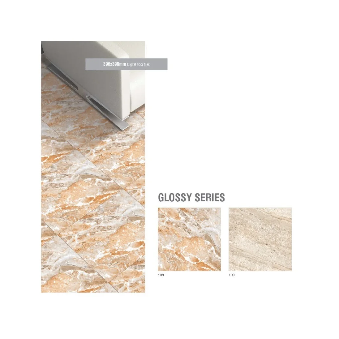 Новая модель полированная керамическая напольная плитка 40x40 см