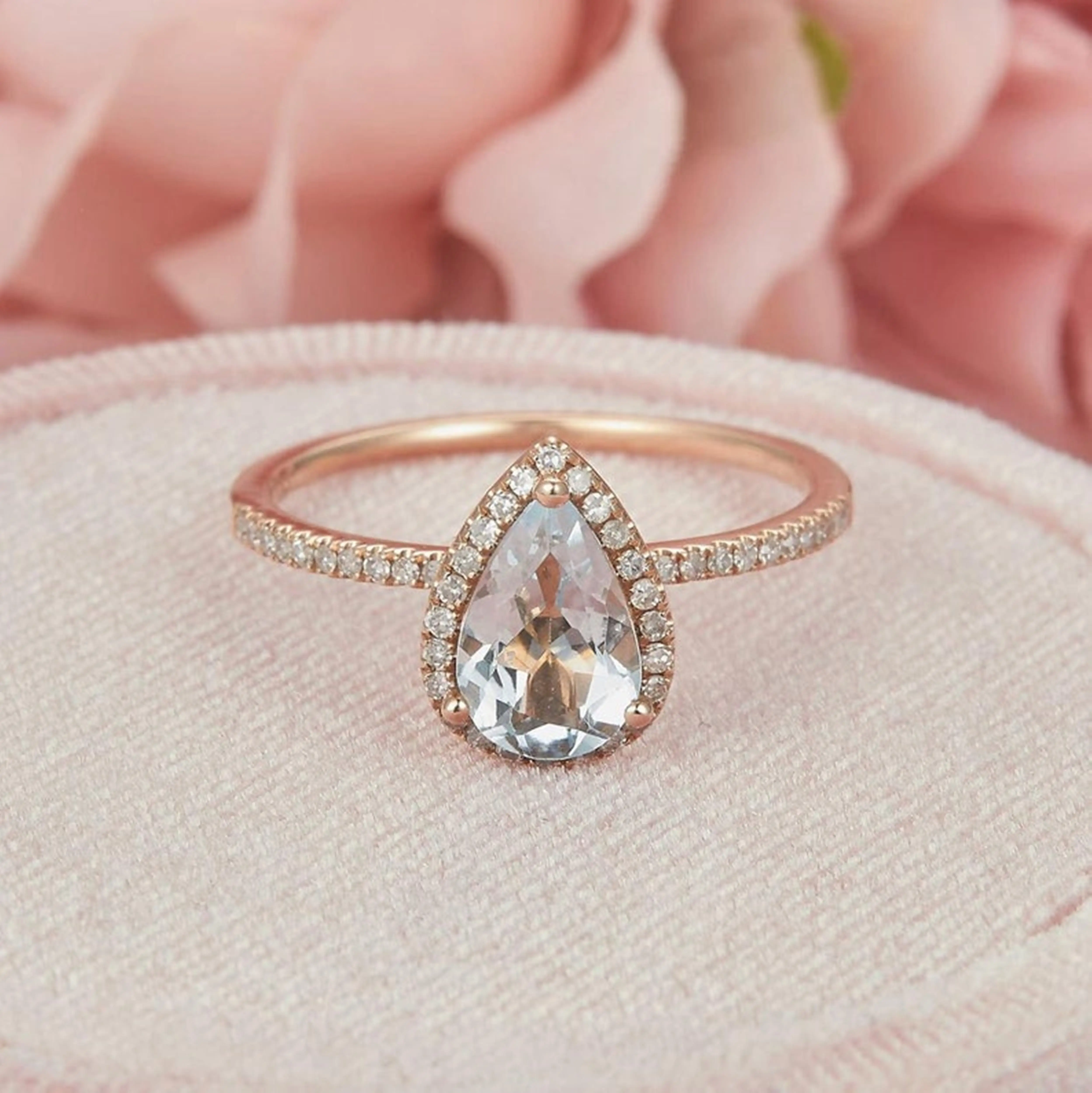 Кольцо с фианитом, обручальное кольцо с фианитом и бриллиантами, обручальное кольцо с покрытием из розового золота, кольцо с имитацией бриллианта, обещающий подарок для нее