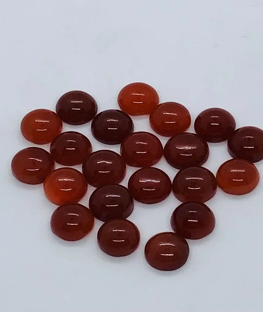 Красный цвет круглый кабошон лучшее качество оптовая продажа оникс мм свободный драгоценный камень для изготовления ювелирных изделий