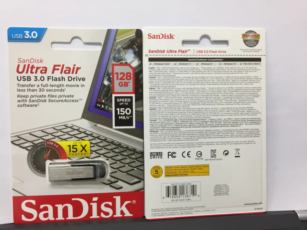 Ультра чутье USB 3 0 флэш-накопитель