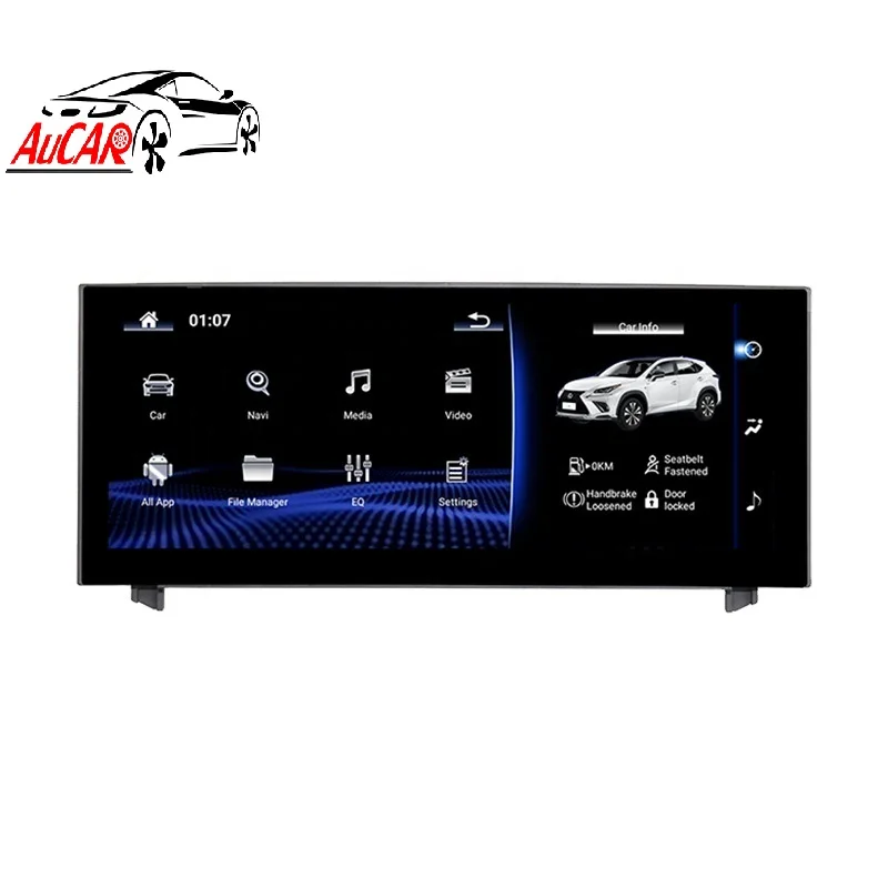 AUCAR 10.25' Android 10.0 Car DVD Multimedia player Car Audio Video Audio GPS Navigation For Lexus RC F RC200T RC350 2013-2018