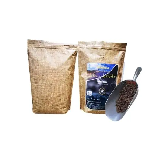 
MOKABAR Made In Italy Nicaragua Brown Sweet 100% Arabica Coffee Beans For Coffee Shop 