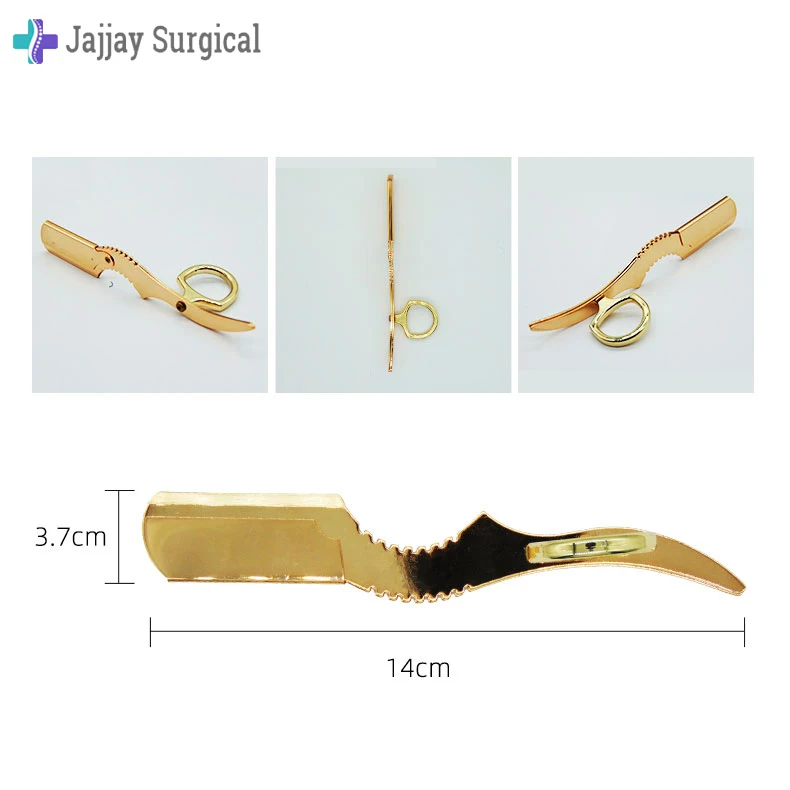  Бритвенные лезвия из нержавеющей стали с одним краем для мужчин профессиональная прямая Парикмахерская бритва