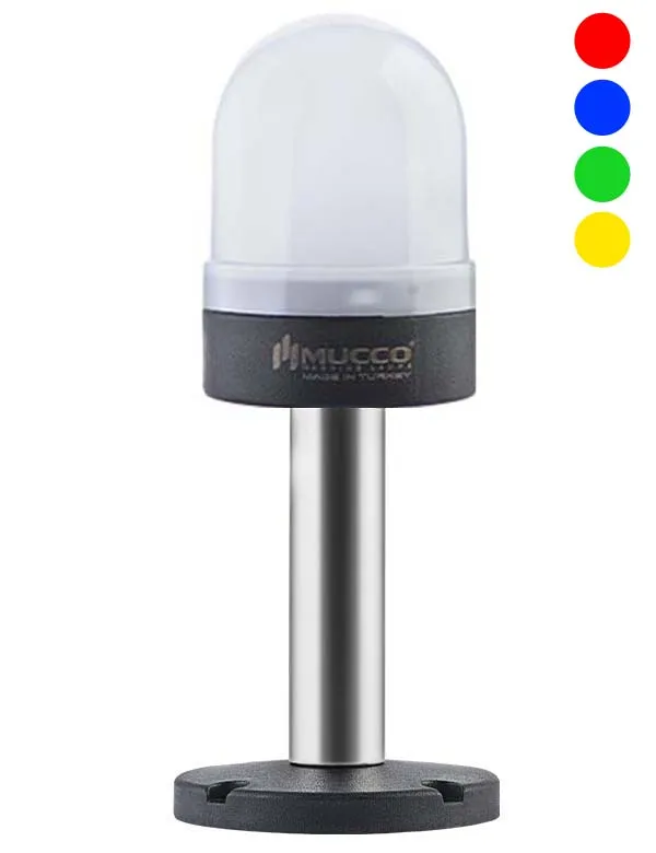 High Sound Steady Flashing Strobing Rotary Light Options , 4 different colors with  RGB LED technology M22 RGB Warning Light