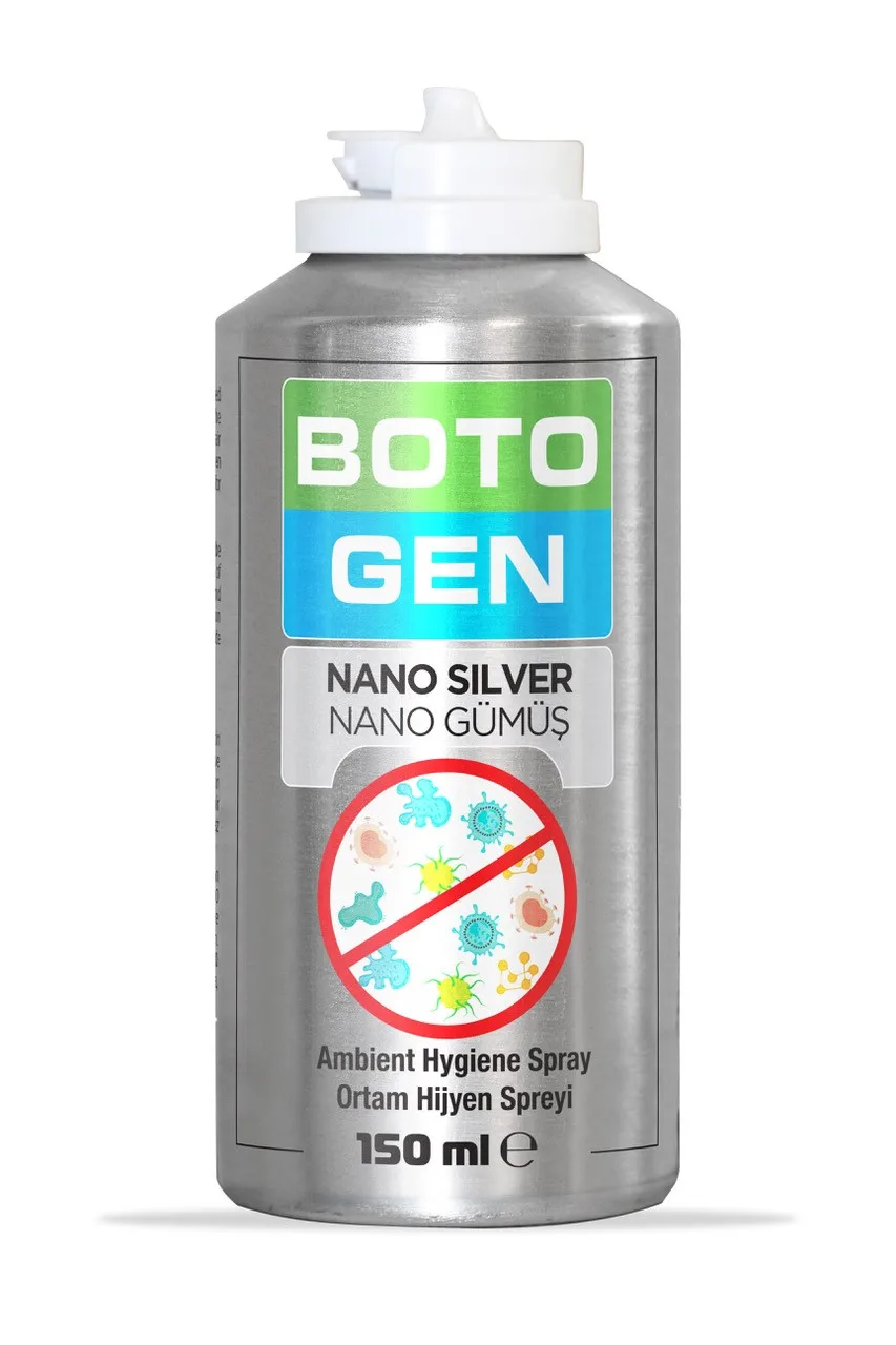 Дезинфицирующий спрей BOTO GEN Nano Silver для домашней гигиены 150 мл