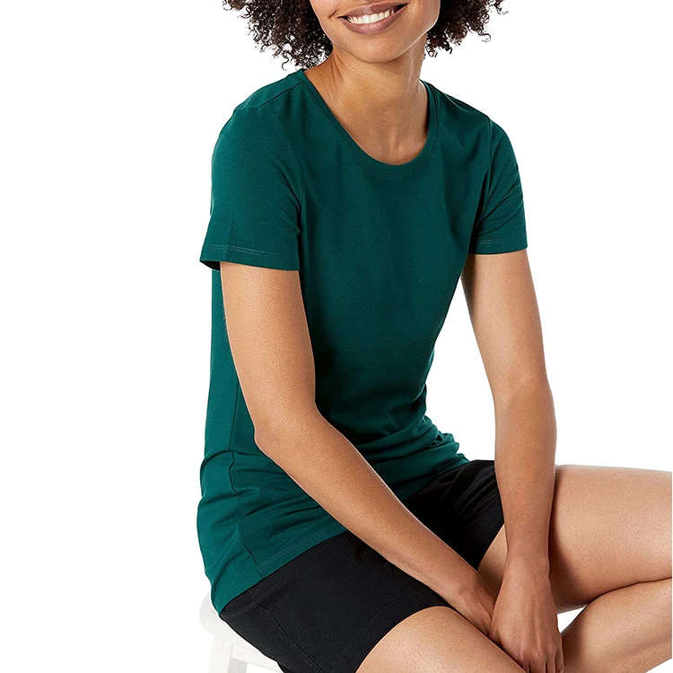 100% Cotton Customized Women T-Shirt Hot fashion Custom make Reasonable price Women T-Shirt in Comfortable