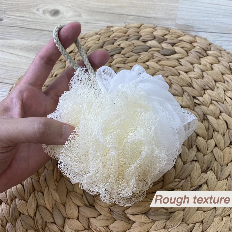 Coarse mixed Soft Texture Bath Shower Ball, Bath Shower Sponge, Body Scrubber Exfoliating