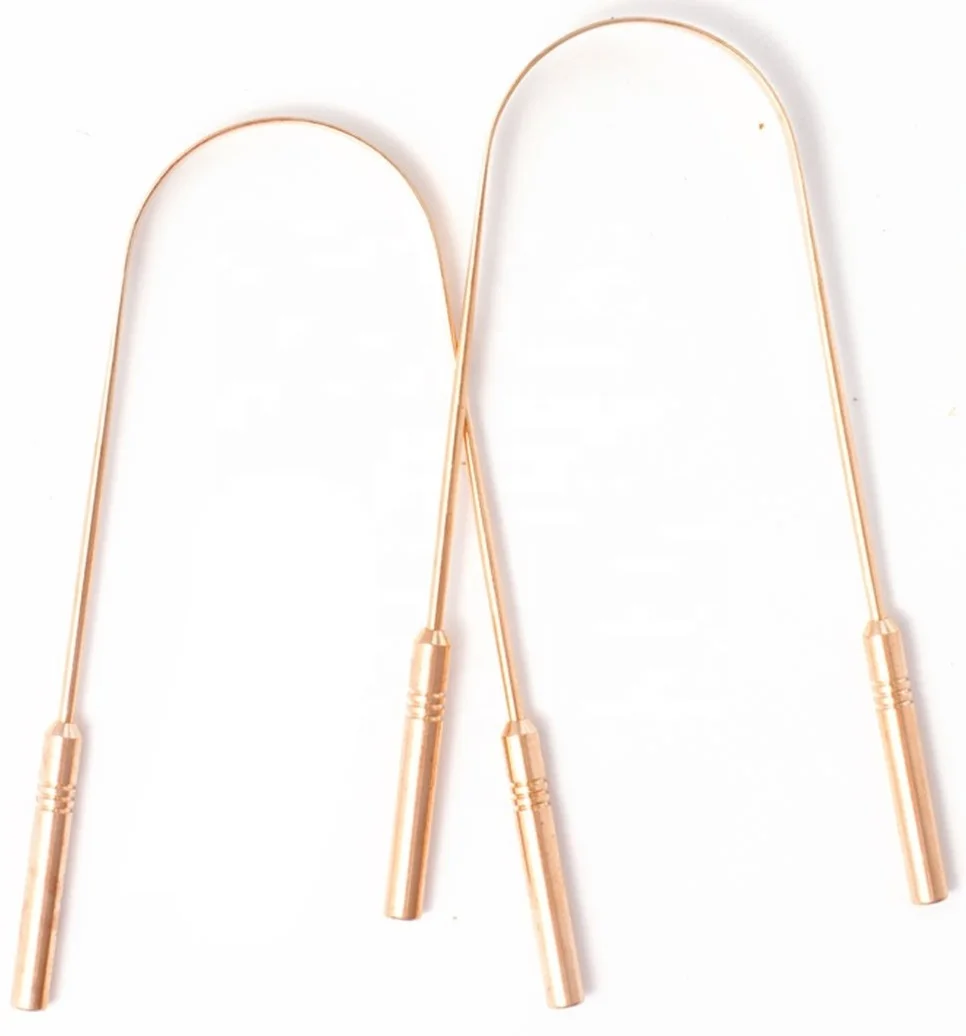 High Quality Copper U Shape Tongue Scraper Cleaner Oral Care Product