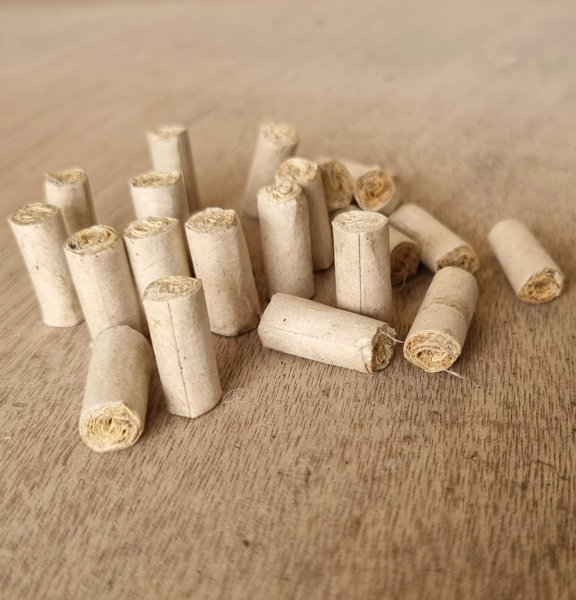 9 mm Corn Husk Filters plant Fiber..jpg