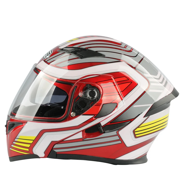 Лидер продаж, мотоциклетный шлем с классическим дизайном на все лицо, электрический мотоциклетный шлем