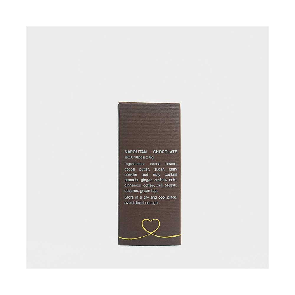 
Hot selling handmade napolitan chocolate box made in Vietnam 