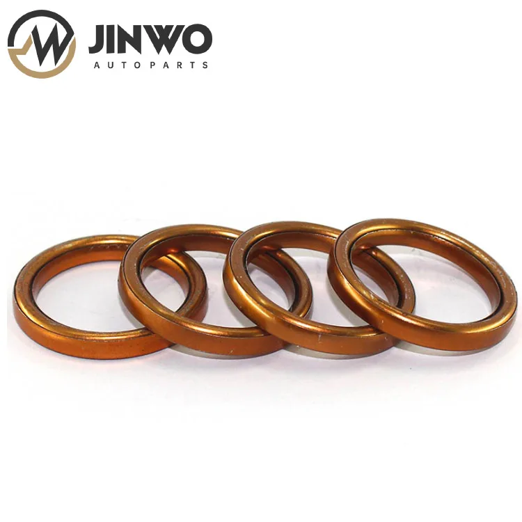 Jinwo 10PC Motorcycle Exhaust Pipe Header Gasket For Motorbike Vintage Motocross