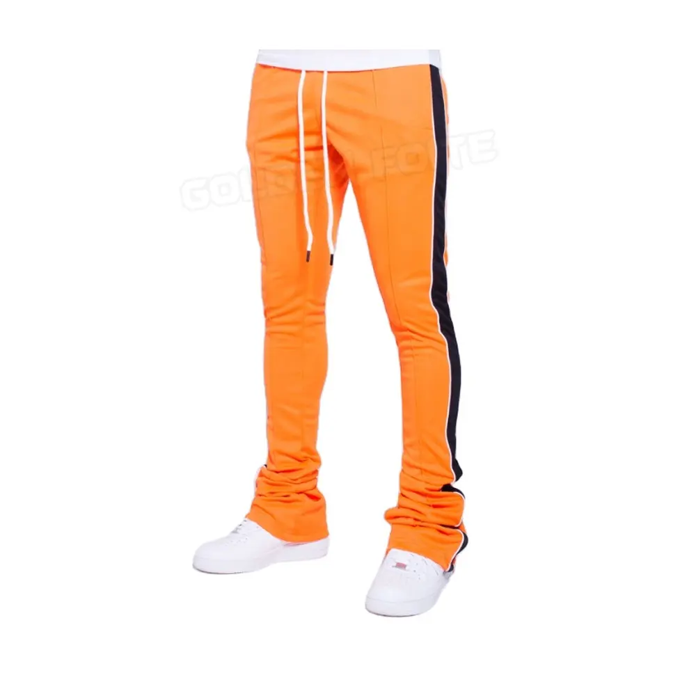 OEM Stacked Pant Trousers Custom Men Pants Casual Summer Stacked Sweat Pants Men Stacked Joggers