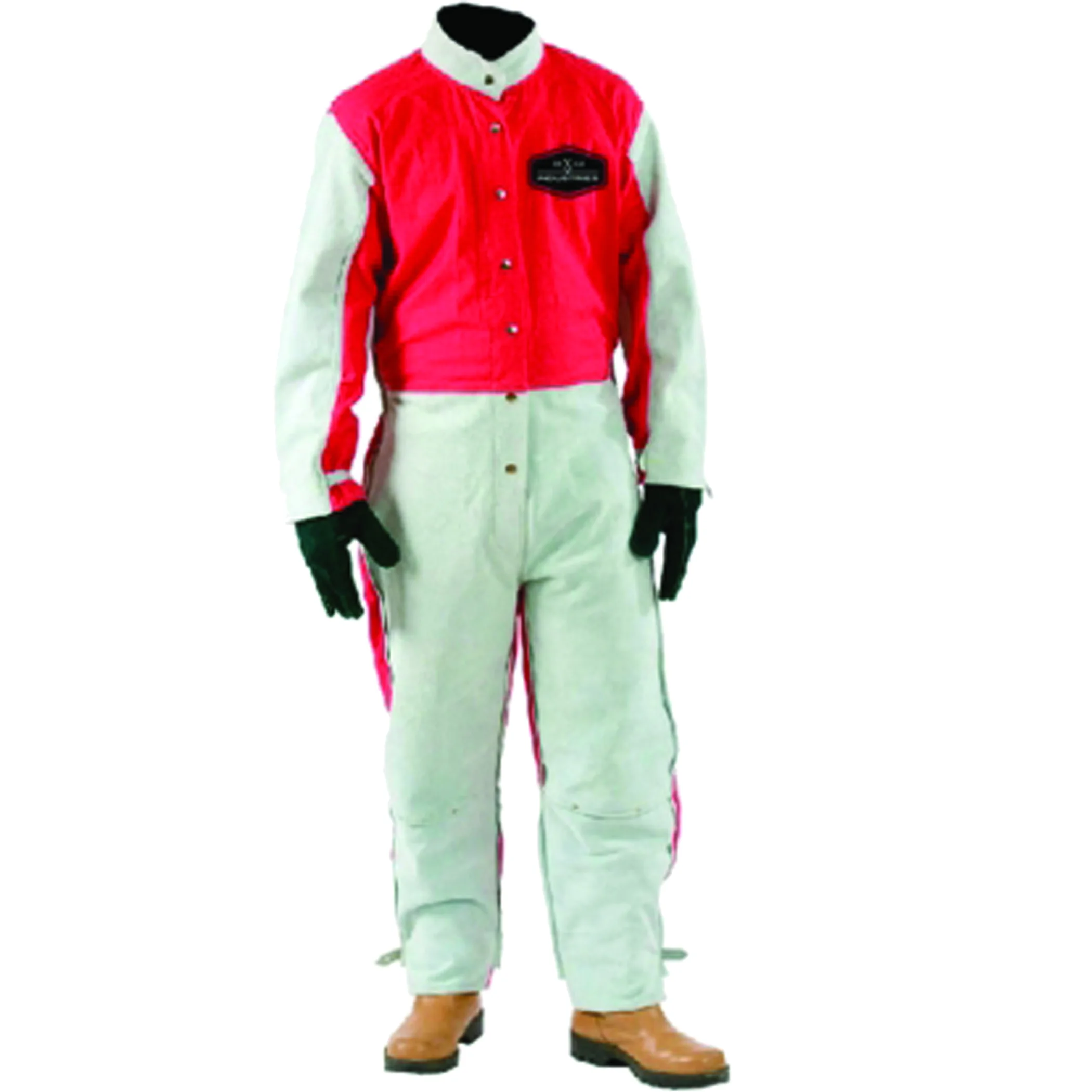 Male Sand Blasting Suit made of  cow split leather and cotton Wholesale Custom sandblast suit